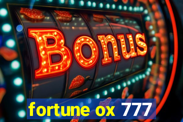 fortune ox 777